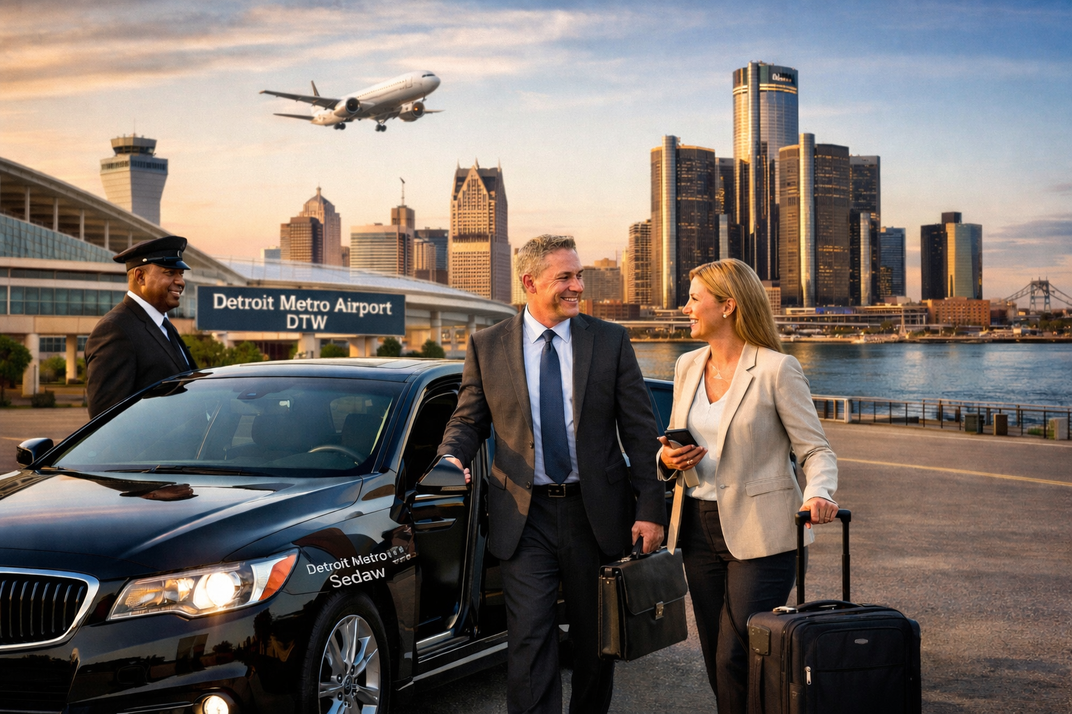 corporate car service Detroit Metro