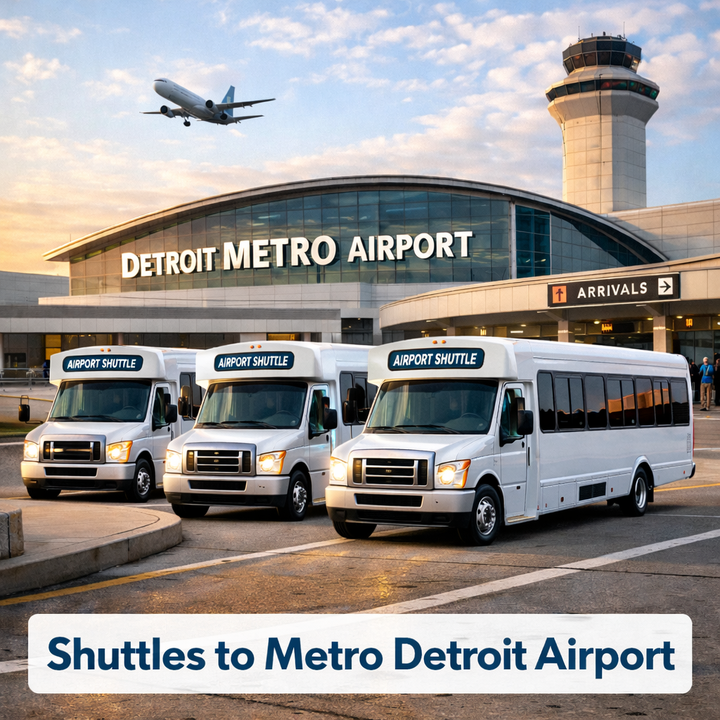 shuttles to metro detroit airport